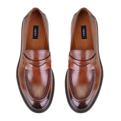 Elvis Taba Erkek Deri Klasik Ayakkabı