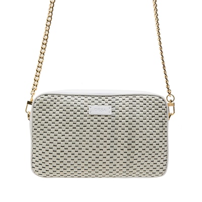 Emeline Kadın Örgülü Zincir Detaylı Deri Omuz Çantası