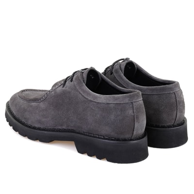 Erina Gri Erkek Deri Günlük Ayakkabı