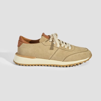 Erkek Bej Süet Bağcıklı Günlük Ayakkabı