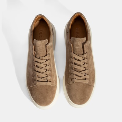 Erkek Kahve Bağcıklı Deri Günlük Ayakkabı