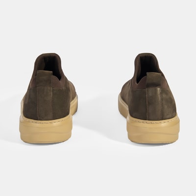 Erkek Kahve Bağcıklı Deri Günlük Ayakkabı