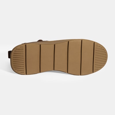 Erkek Kahve Bağcıklı Nubuk Deri Günlük Ayakkabı