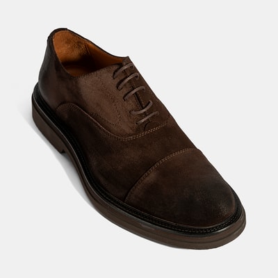 Erkek Kahve Bağcıklı Süet Günlük Ayakkabı