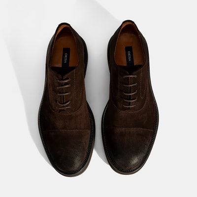 Erkek Kahve Bağcıklı Süet Günlük Ayakkabı