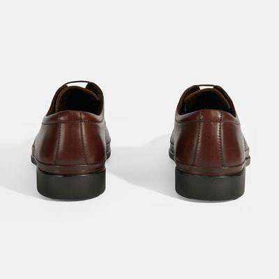 Erkek Kahve DesaComfort Deri Bağcıklı Günlük Ayakkabı