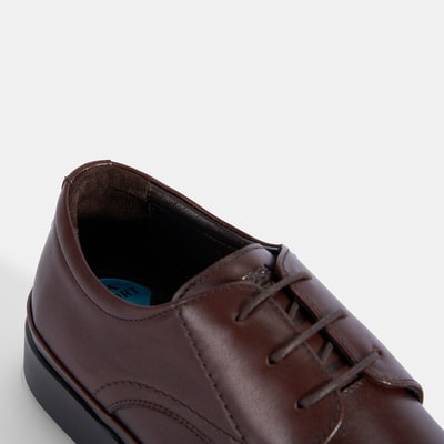 Erkek Kahve DesaComfort Deri Klasik Ayakkabı