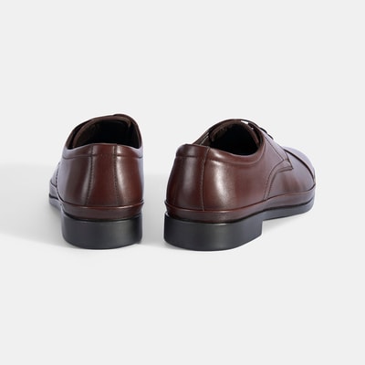 Erkek Kahve DesaComfort Deri Klasik Ayakkabı