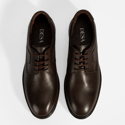 Erkek Kahve Klasik Deri Ayakkabı