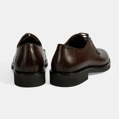 Erkek Kahve Klasik Deri Ayakkabı