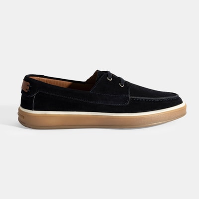 Erkek Lacivert Bağcıklı Süet Günlük Ayakkabı