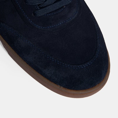 Erkek Lacivert Bağcıklı Süet Günlük Ayakkabı