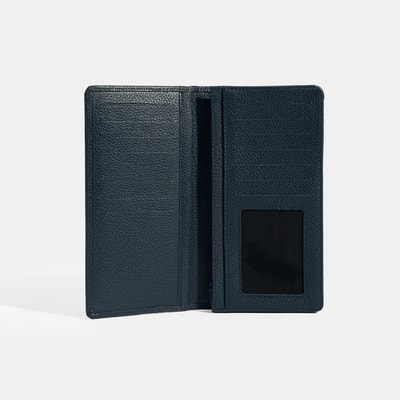 Erkek Lacivert Deri Cüzdan