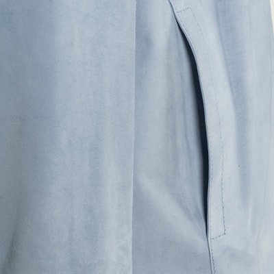 Erkek Mavi Süet Gömlek