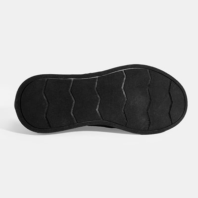 Erkek Siyah Bağcıklı Deri Günlük Ayakkabı