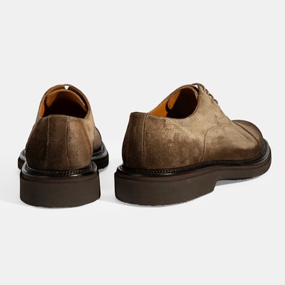 Erkek Vizon Bağcıklı Süet Günlük Ayakkabı