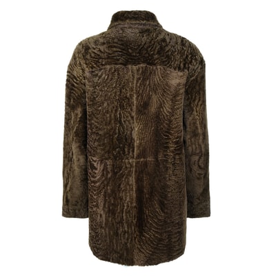 Etenia Yeşil Kadın Kürk Ceket