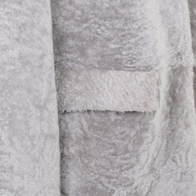 Eternity Gri Kadın Kısa Çift Taraflı Kürk Ceket