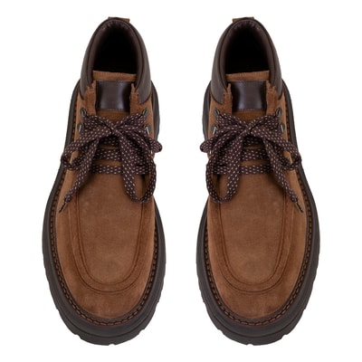 Ethen Taba Erkek Bağcıklı Deri Bot