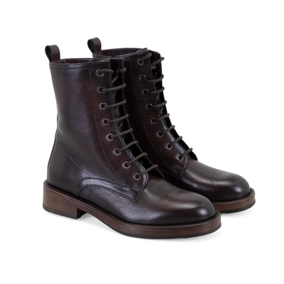 Etira Kahve Kadın Deri Bot