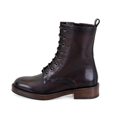 Etira Kahve Kadın Deri Bot