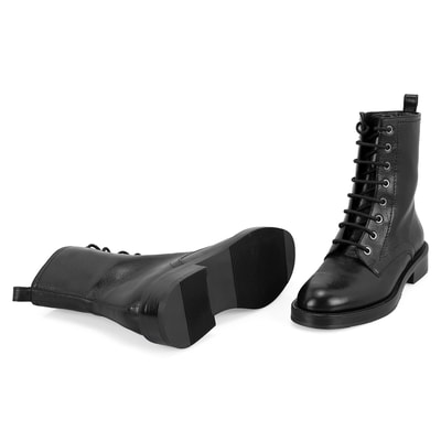 Etira Siyah Kadın Deri Bot