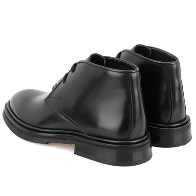 Ewan Siyah Erkek Deri Bot