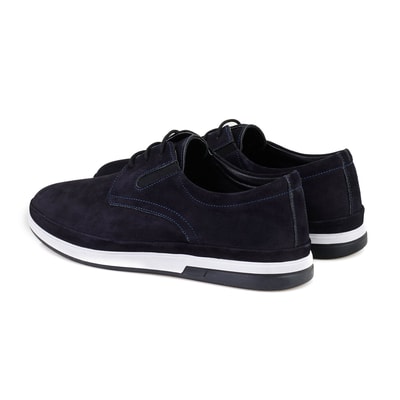 Felix Lacivert Erkek Nubuk Deri Günlük Ayakkabı