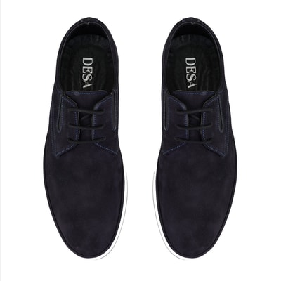 Felix Lacivert Erkek Nubuk Deri Günlük Ayakkabı