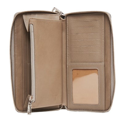 Fermuarlı Kadın Big Deri Cüzdan