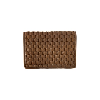 Fidel Örgü Desenli Deri Kartlık