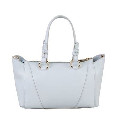 Garten Mavi Kadın Deri El Çantası