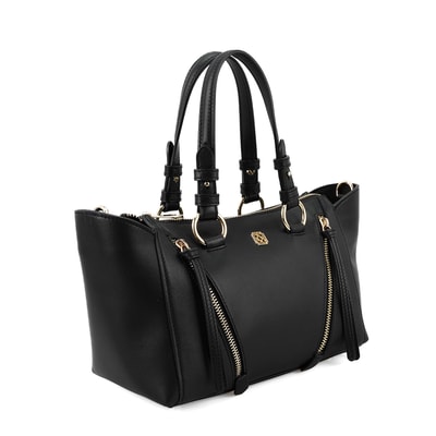Garten Siyah Kadın Deri El Çantası
