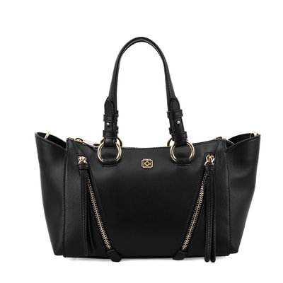 Garten Siyah Kadın Deri El Çantası