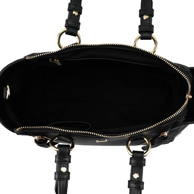 Garten Siyah Kadın Deri El Çantası