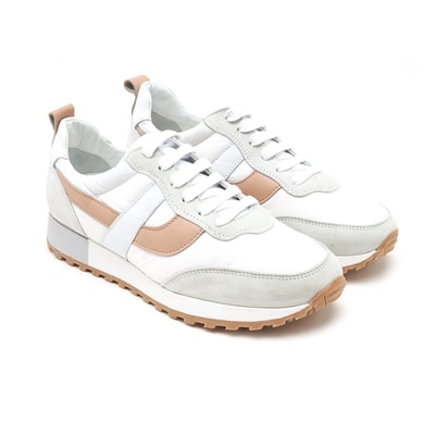 Gig Bej Kadın Deri Spor Ayakkabı