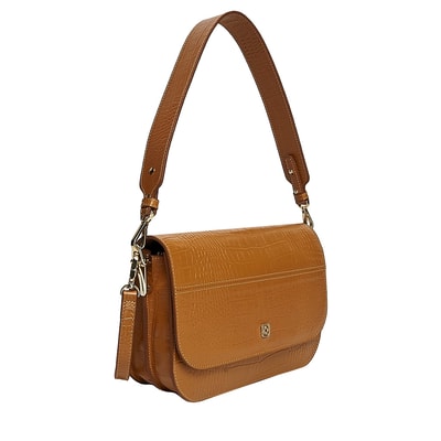 Glaro Kadın Kroko Baskılı Deri Postacı Çantası