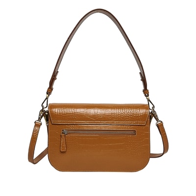 Glaro Kadın Kroko Baskılı Deri Postacı Çantası