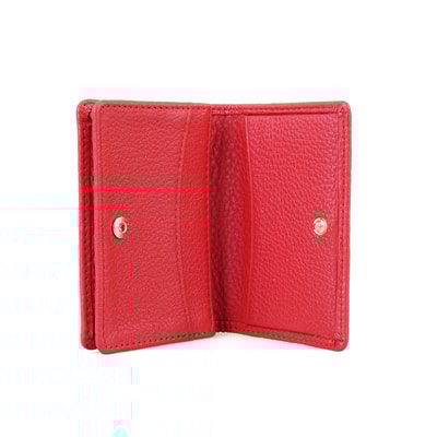 Gregorio Kırmızı Kadın Deri Cüzdan