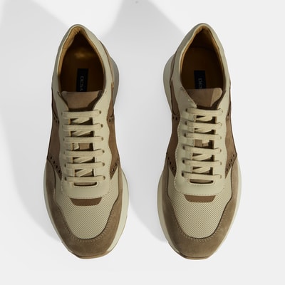 Gri Erkek Bağcıklı Deri Spor Ayakkabı