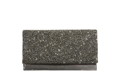 Gri Ernest Zincir Detaylı Kadın Gece Çantası