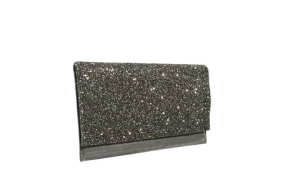 Gri Ernest Zincir Detaylı Kadın Gece Çantası