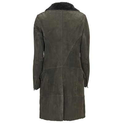 Gri Joanna Kadın Kürk Kaban