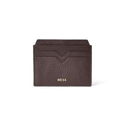 Gri Kadın Deri Kartlık