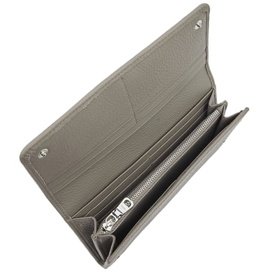 Gri Katia Kadın Kapaklı Deri Cüzdan