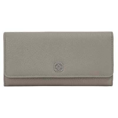 Gri Katia Kadın Kapaklı Deri Cüzdan