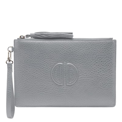 Gri Lia Kadın Deri Portföy Çanta