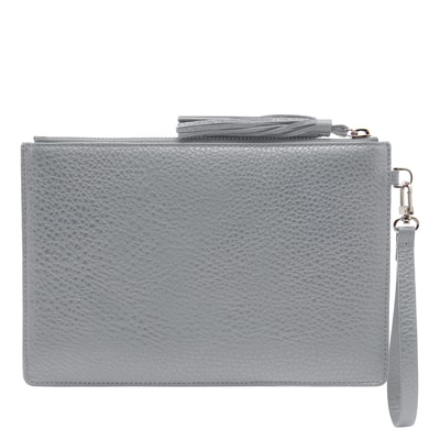 Gri Lia Kadın Deri Portföy Çanta