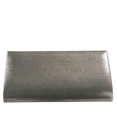 Gri Stengel Zincir Detaylı Kadın Gece Çantası