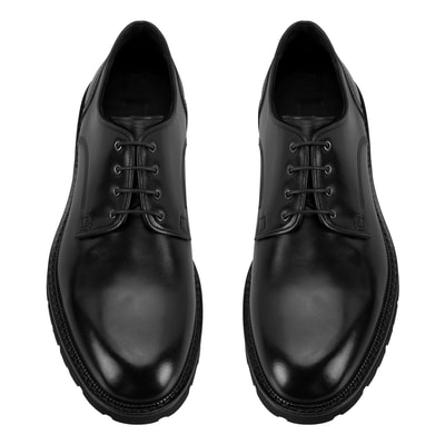 Griffin Siyah Erkek Deri Klasik Ayakkabı